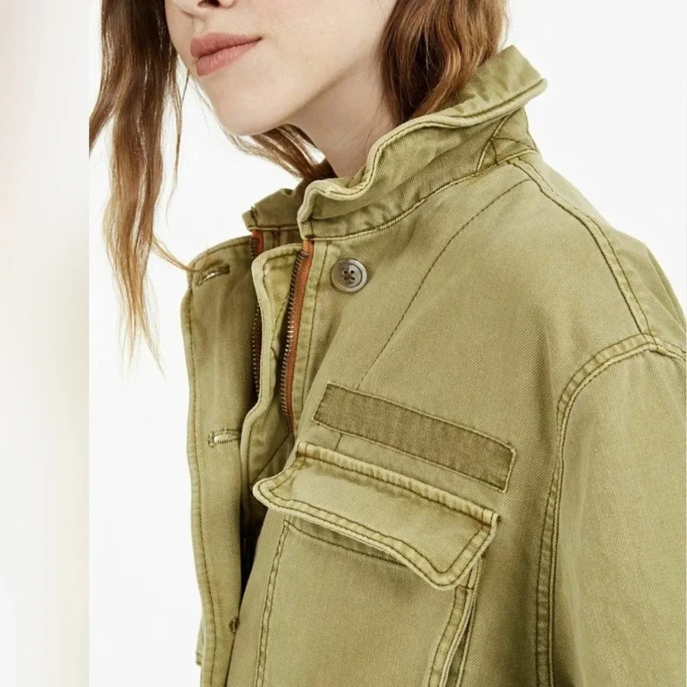 Free People Seize The Day Military Oversized Jacket Size XS